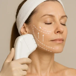 Woman having HI-FU to reduce wrinkles call LA LIPO Leominster Now!