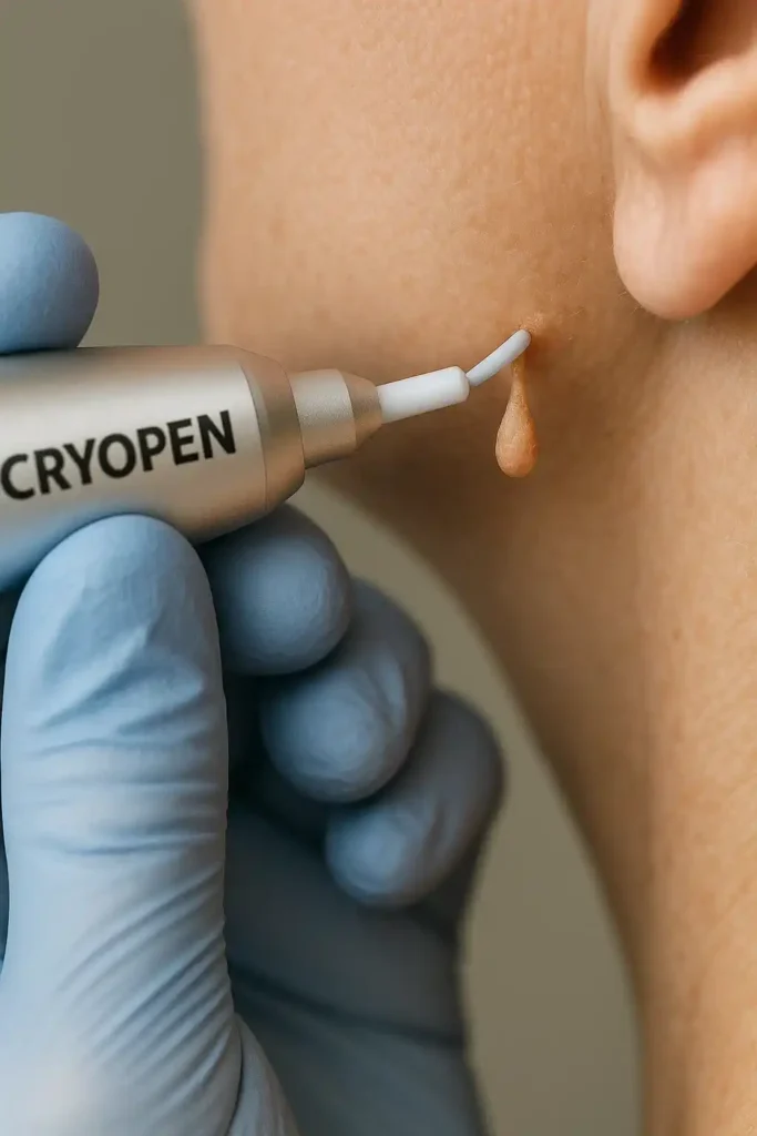 Cryopen for skin tags removal Leominster speak to our team today!