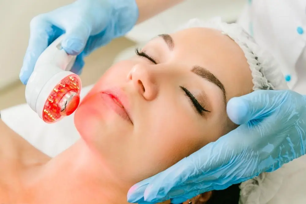 woman having non-surgical Morph8 treatment Leominster