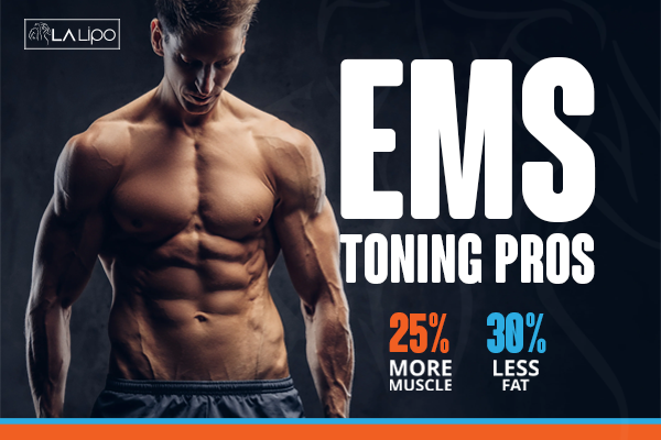 Image of man with sculpted stomach showing the fat loss and muscle gain of LA-EMS Body Sculpting Treatment Leominster