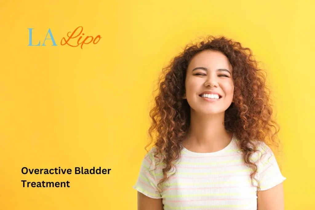 woman smiling about overactive bladder treatment Leominster solutions