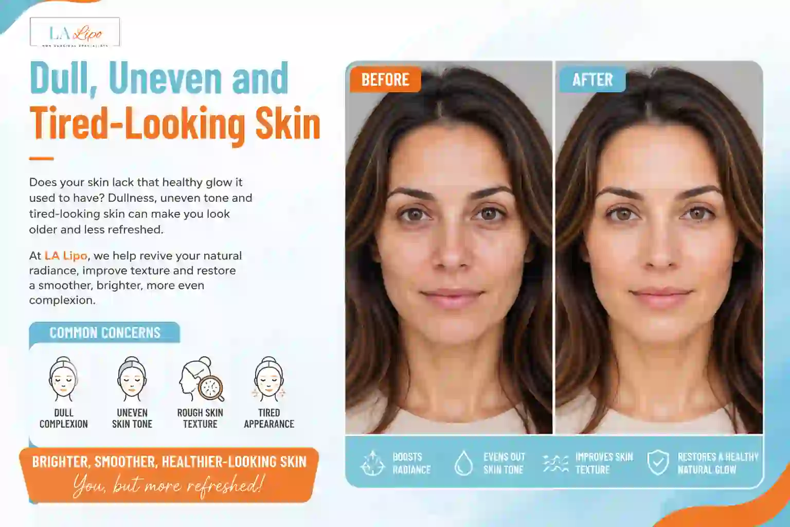 Sign #5: Dull, Uneven and Tired-Looking Skin Leominster